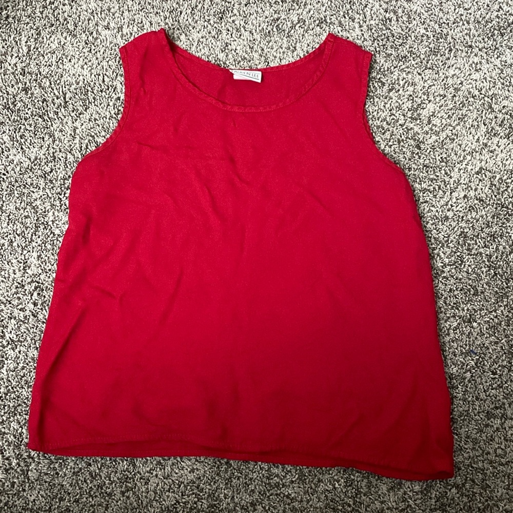 Lauren Lee red tank top